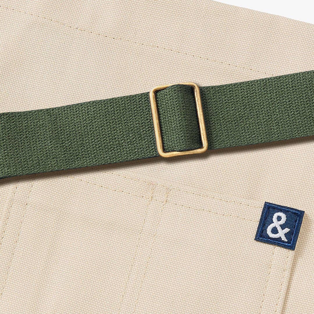 The Essential Apron in Sage White | Hedley & Bennett