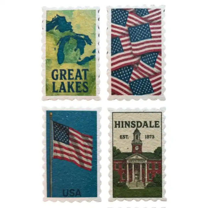 4 pack of eco friendly dish sponge designs