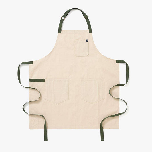The Essential Apron in Sage White | Hedley & Bennett
