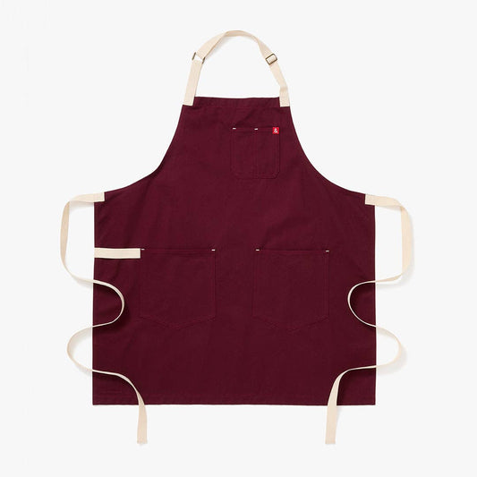 The Essential Apron in Bordeaux (House Red) | Hedley & Bennett
