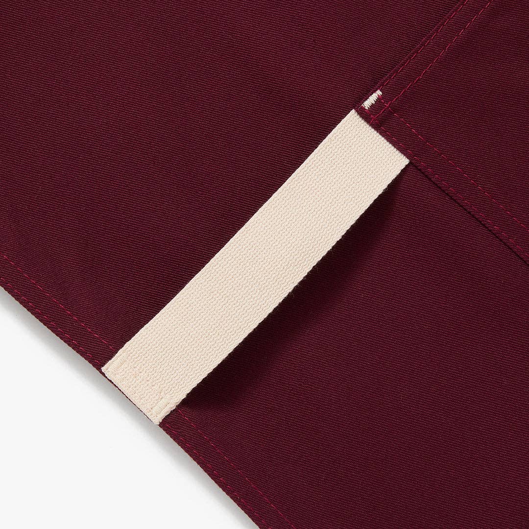 The Essential Apron in Bordeaux (House Red) | Hedley & Bennett