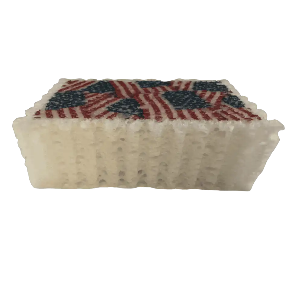 expanded usa  flag kitchen dish sponge