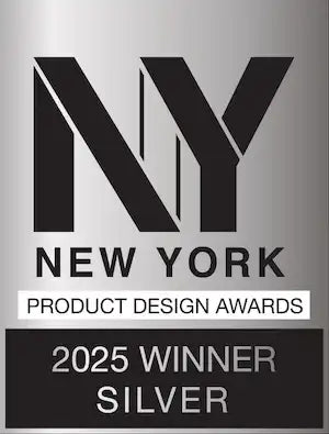 NY product design silver award badge for eco sponges spongemail