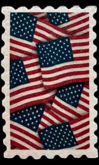 Eco friendly sponge Spongemail USA flag design